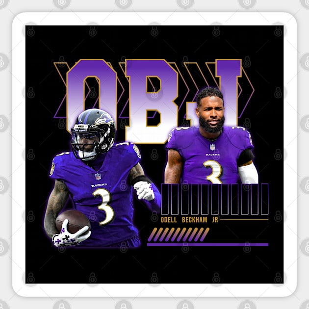 Odell Beckham Jr Sticker by Aloenalone